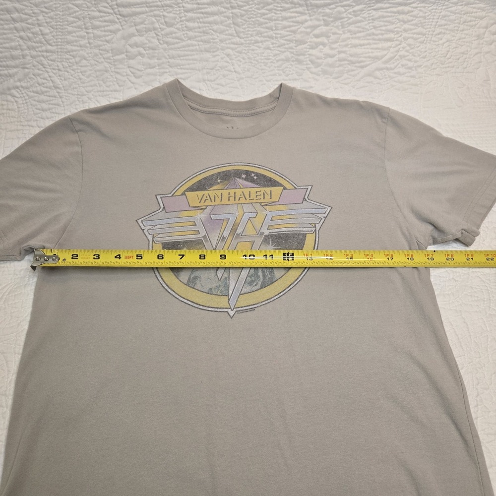 Van Halen T Shirt Cotton Short Sleeve Pastel Unisex Medium - Picture 6 of 9